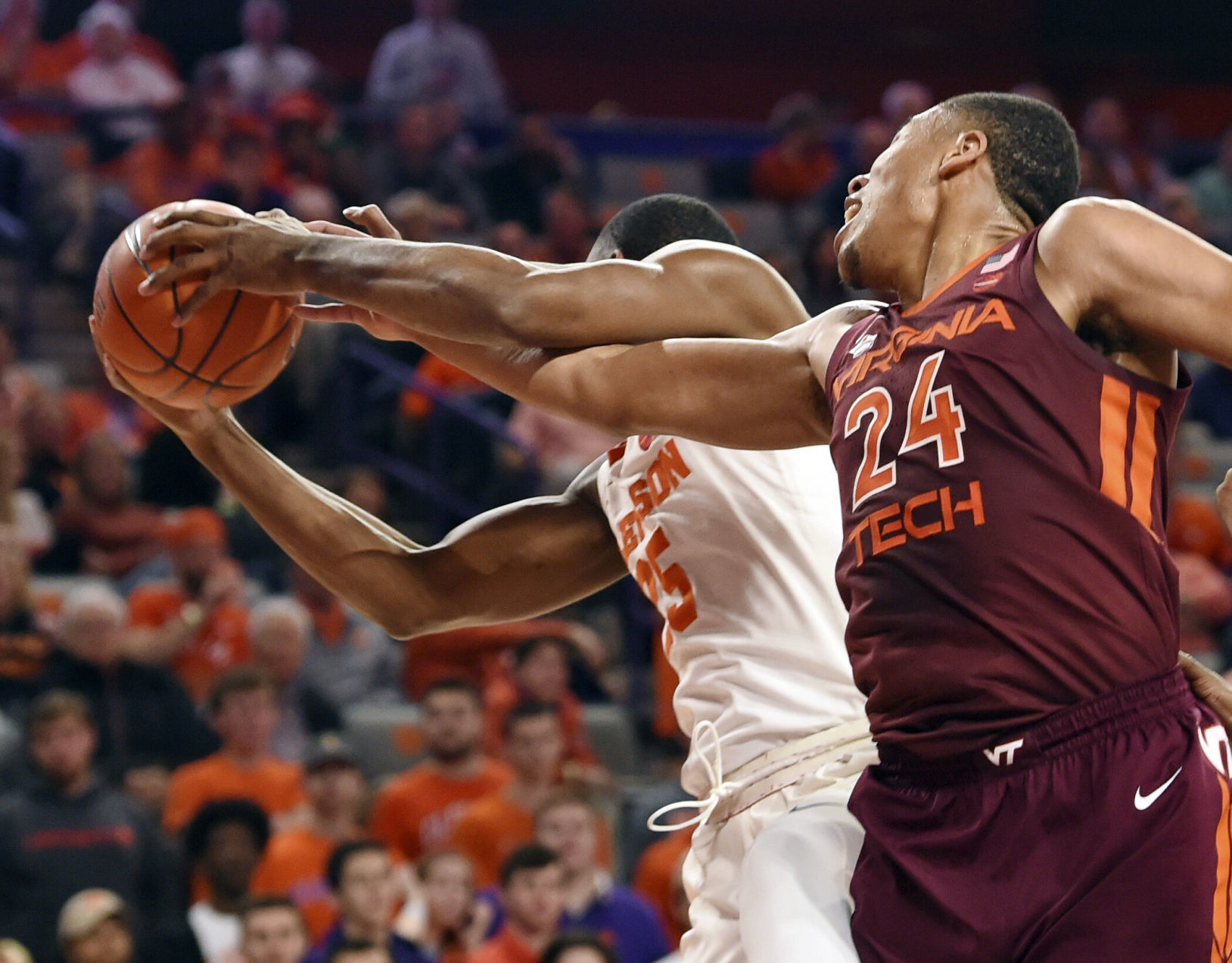 Virginia Tech Clemson Basketball